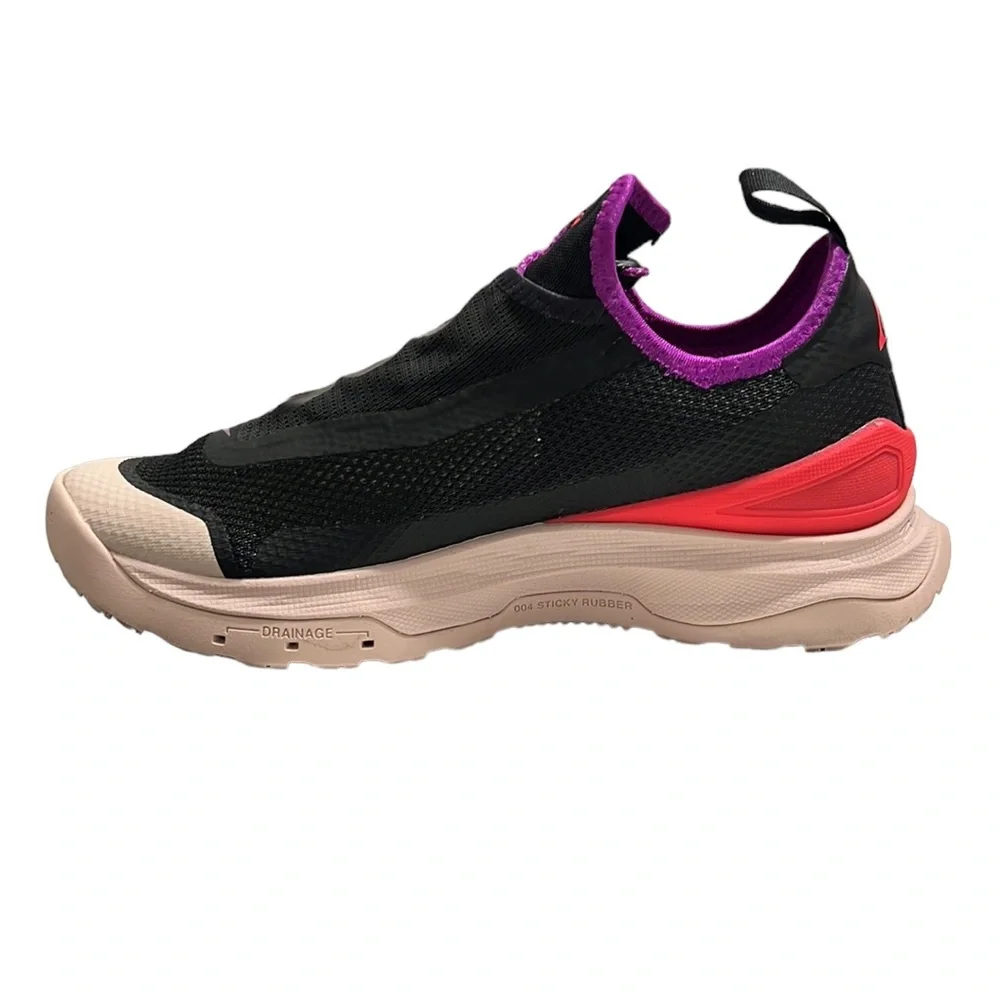 Nike ACG Zoom Air AO Black & Laser Crimson Sneakers Size 6